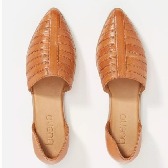 Anthropologie Shoes - Brown Anthropologie Pointed Slip-On Flats (NWT)